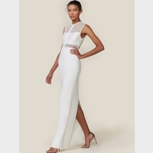 NWOT Halton Heritage Strip Applique Column Gown